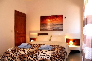 bedroom with box room and shower