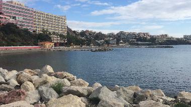Beautiful beach hotel near the building