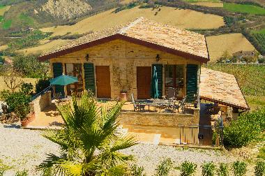 The apartmenthouse terrace - View from the BBQ