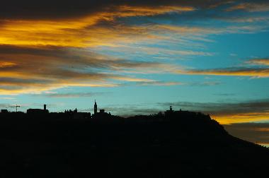 Ripatransone before sunrise