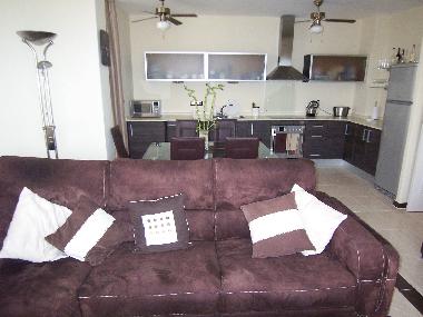 The open plan lounge