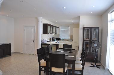 Kitchen and dining area