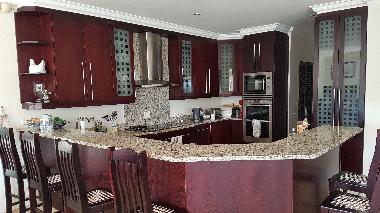 Kitchen with gas & electric stove