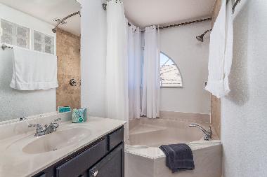 Bathroom with shower & tub