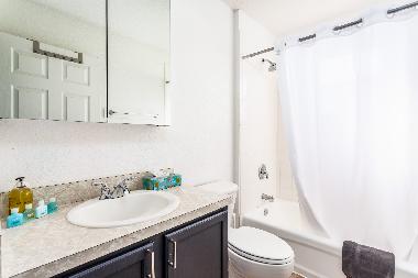 Bathroom with shower & tub