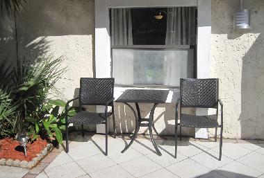 Front Patio with morning sun