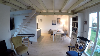 living and dining area