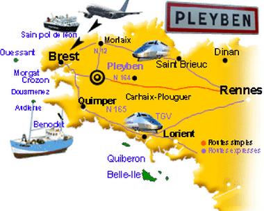 Holiday House in PLEYBEN (Finist�re) or holiday homes and vacation rentals