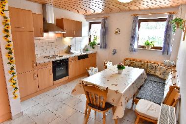 Wohnkche Ferienwohnung Panoramablick