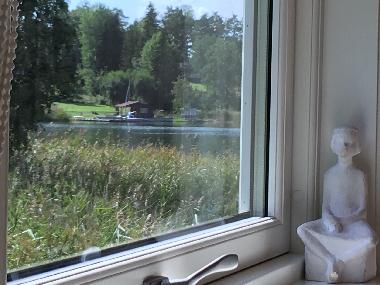 Sea view from every window in living room