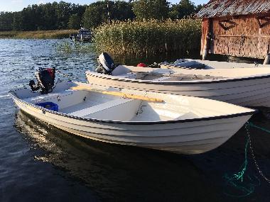 This boat with 4 hp (new 2019) incl in rent 