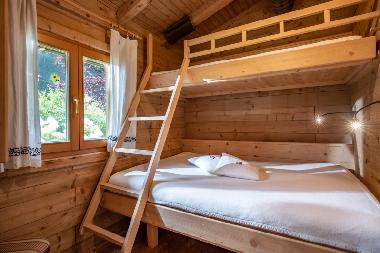 childrens bedroom in Chalet L�rche in our hotelgarden