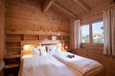 Sleeping room Chalet L�rche in our hotelgarden