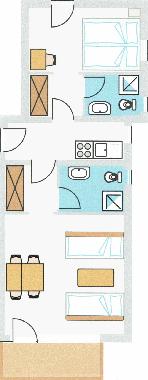 Groundplan Apartment Sonnenschein