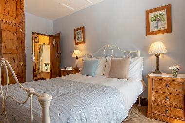 The double bedroom faces south
