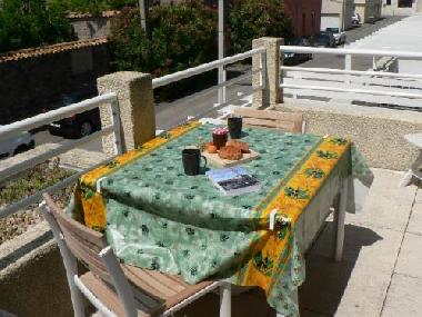 Elevenses on the terrace