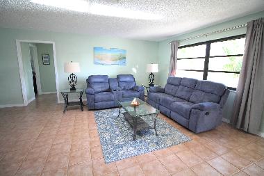 Livingroom with comfortable recliner